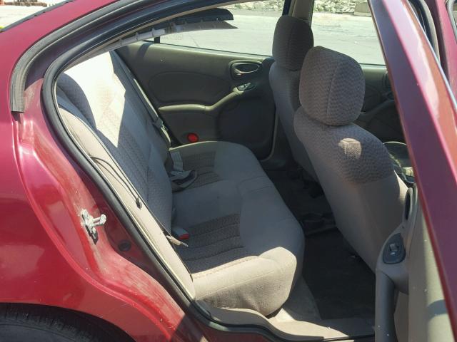 1G2NE52E25M237350 - 2005 PONTIAC GRAND AM S Bordo foto 6