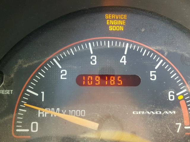 1G2NE52E25M237350 - 2005 PONTIAC GRAND AM S Bordo foto 8