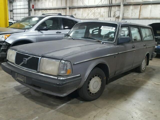 YV1AX8859G1707756 - 1986 VOLVO 245 DL GRAY photo 2