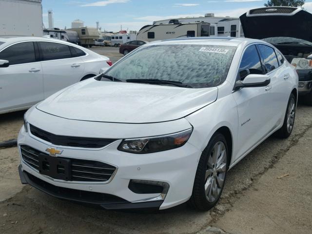 1G1ZH5SX6HF182506 - 2017 CHEVROLET MALIBU PRE WHITE photo 2