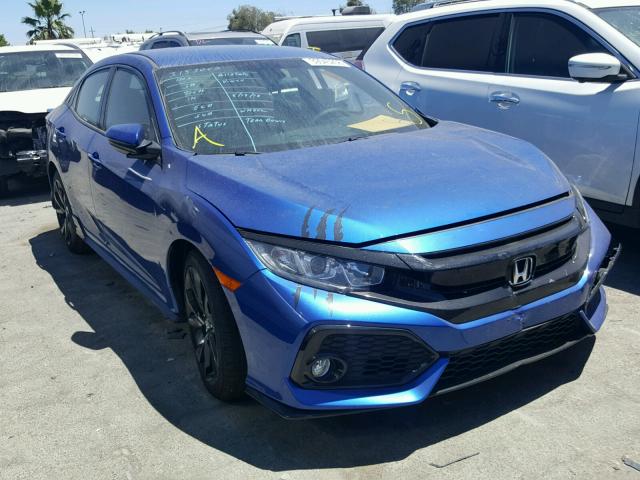 SHHFK7H43JU404996 - 2018 HONDA CIVIC SPOR BLUE photo 1