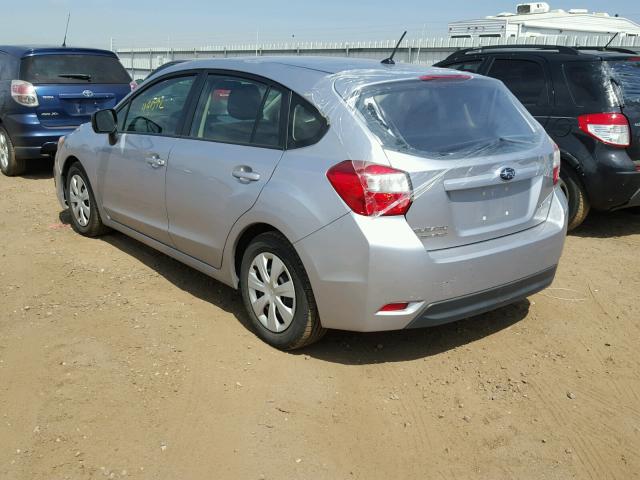 JF1GPAA62E8286712 - 2014 SUBARU IMPREZA BA SILVER photo 3