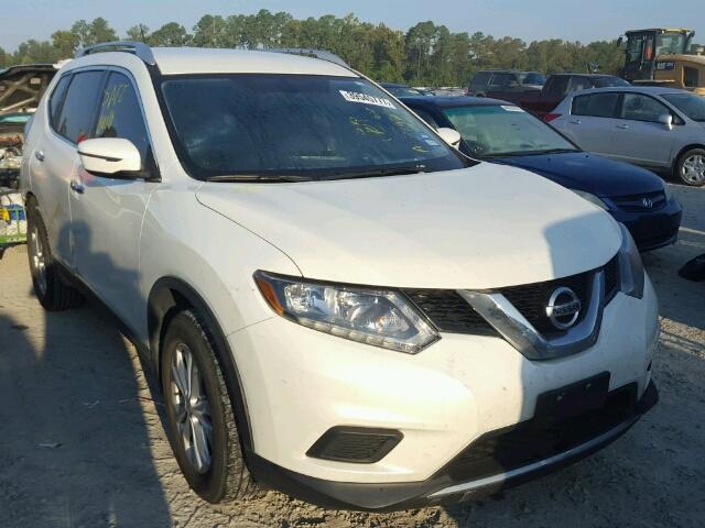 KNMAT2MT5GP600820 - 2016 NISSAN ROGUE WHITE photo 1