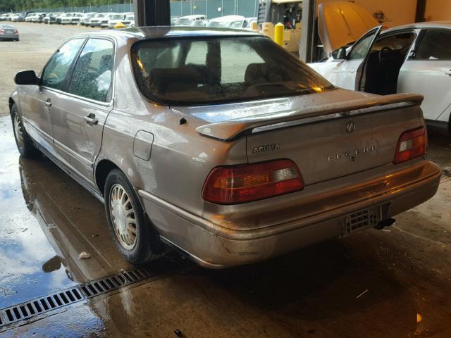 JH4KA7661RC026868 - 1994 ACURA LEGEND L TAN photo 3