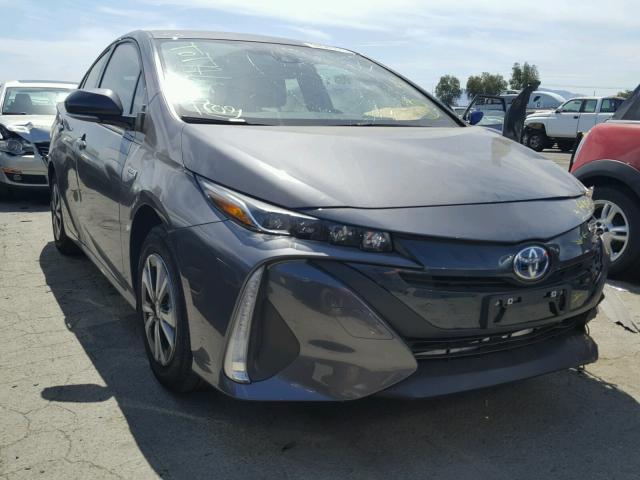 JTDKARFP7J3075602 - 2018 TOYOTA PRIUS PRIM ნაცრისფერი ფოტო 1