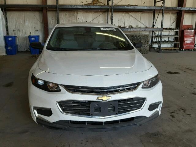1G1ZB5ST5GF192649 - 2016 CHEVROLET MALIBU LS თეთრი ფოტო 9