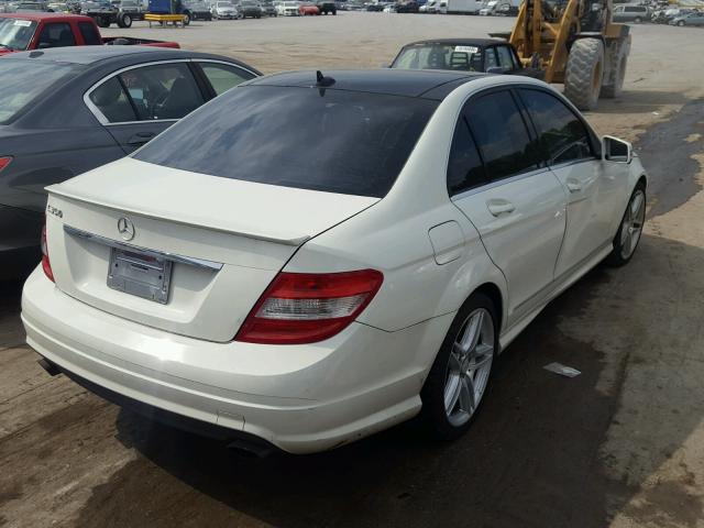 WDDGF5GB7AR090655 - 2010 MERCEDES-BENZ C 350 WHITE photo 3