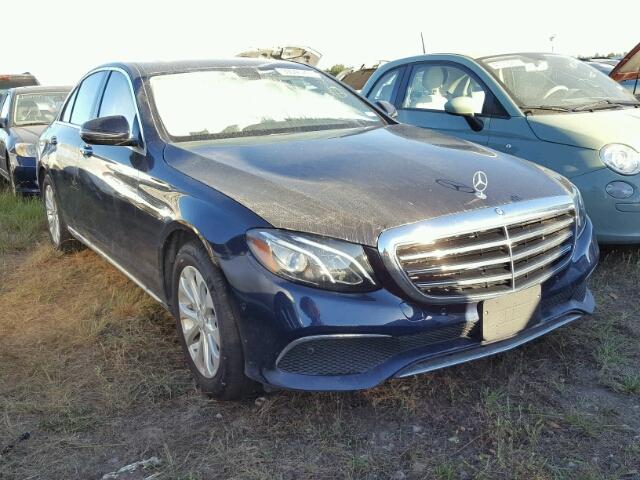 WDDZF4JB4HA144935 - 2017 MERCEDES-BENZ E BLUE photo 1