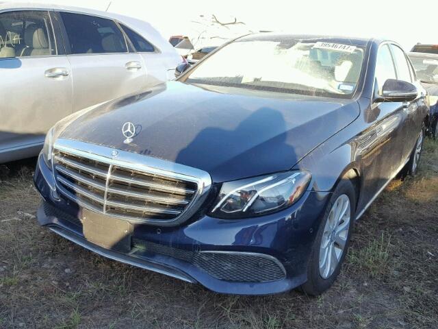 WDDZF4JB4HA144935 - 2017 MERCEDES-BENZ E BLUE photo 2