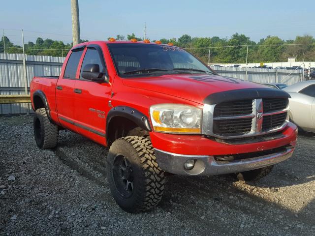 1D7KS28C16J234797 - 2006 DODGE RAM 2500 S RED photo 1