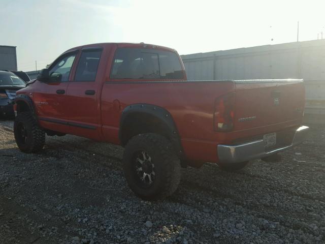 1D7KS28C16J234797 - 2006 DODGE RAM 2500 S RED photo 3