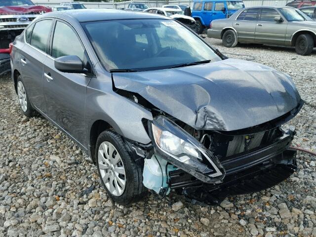 3N1AB7AP6GY244516 - 2016 NISSAN SENTRA S GRAY photo 1