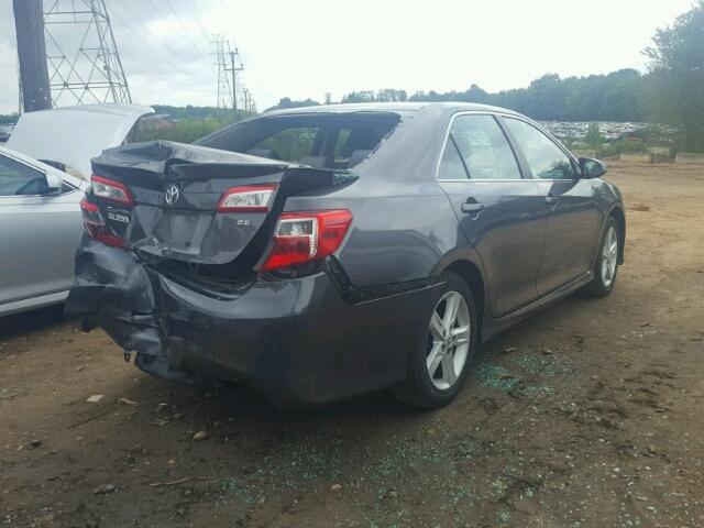 4T1BF1FK2DU287941 - 2013 TOYOTA CAMRY L GRAY photo 4