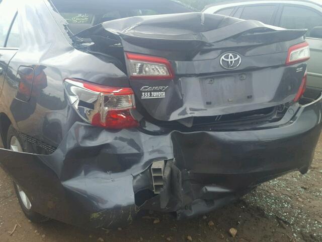 4T1BF1FK2DU287941 - 2013 TOYOTA CAMRY L 灰色 照片 9