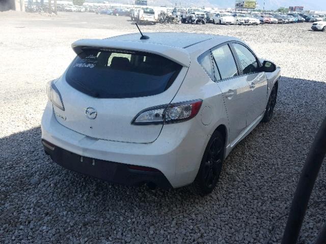 JM1BL1L40D1808904 - 2013 MAZDA SPEED 3 WHITE photo 4