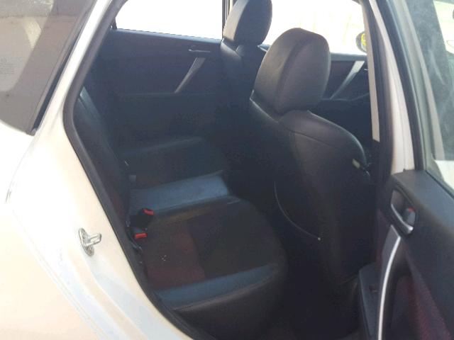 JM1BL1L40D1808904 - 2013 MAZDA SPEED 3 WHITE photo 6