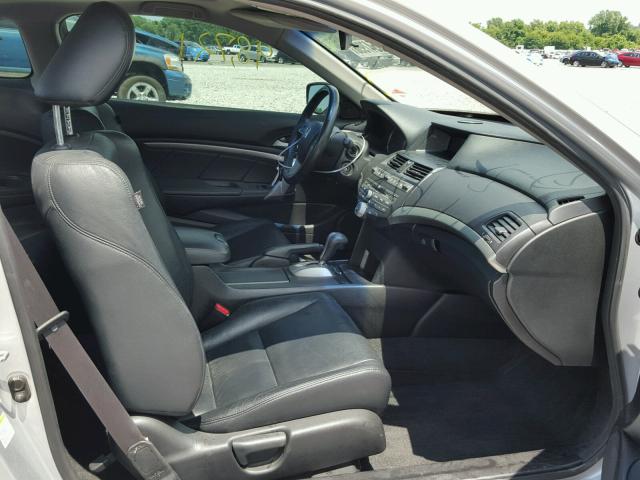 1HGCS2B80AA006450 - 2010 HONDA ACCORD EXL SILVER photo 5