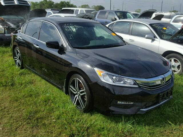 1HGCR2F53GA238285 - 2016 HONDA ACCORD SPO BLACK photo 1