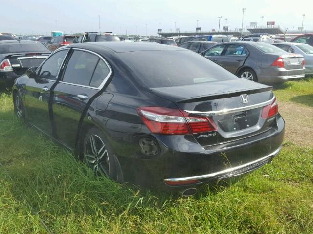 1HGCR2F53GA238285 - 2016 HONDA ACCORD SPO BLACK photo 3