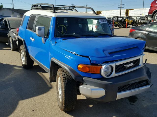 JTEBU11F370085220 - 2007 TOYOTA FJ CRUISER BLUE photo 1