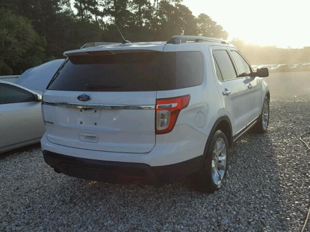 1FMHK7F89BGA46287 - 2011 FORD EXPLORER L WHITE photo 4