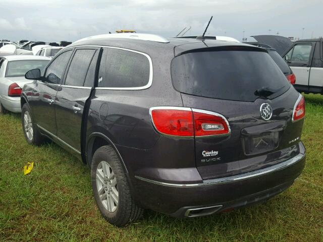 5GAKRAKD3FJ280666 - 2015 BUICK ENCLAVE იასამნისფერი ფოტო 3