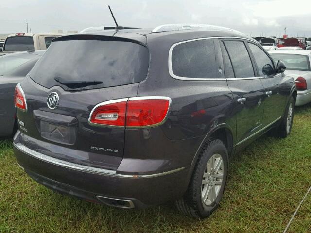 5GAKRAKD3FJ280666 - 2015 BUICK ENCLAVE იასამნისფერი ფოტო 4