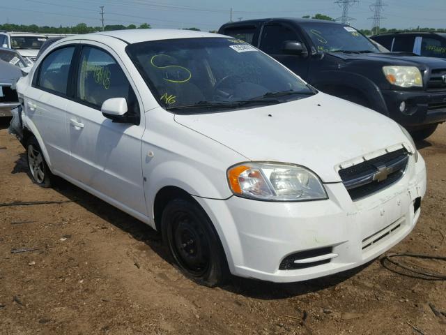 KL1TD56618B245214 - 2008 CHEVROLET AVEO BASE Ақ фото 1