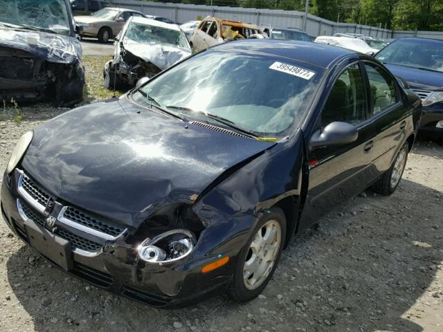 1B3ES56C24D548581 - 2004 DODGE NEON BLACK photo 2