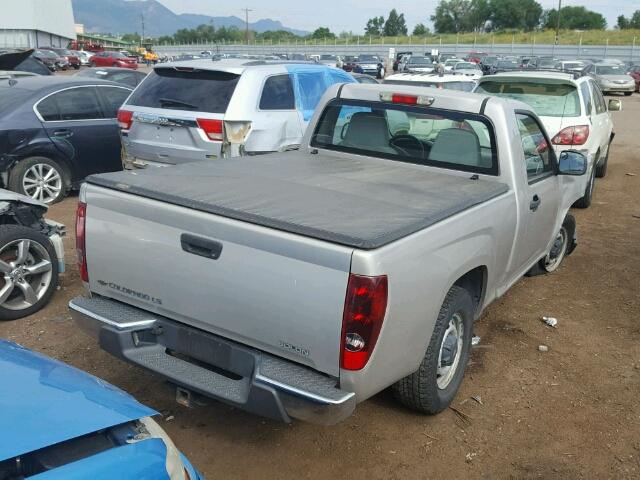 1GCCS149978215362 - 2007 CHEVROLET COLORADO BEIGE photo 4