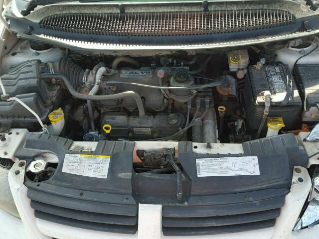 2D4GP44L66R669588 - 2006 DODGE GRAND CARA WHITE photo 7