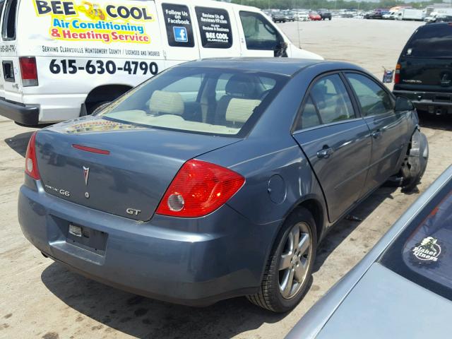 1G2ZH558464234613 - 2006 PONTIAC G6 GT BLUE photo 4