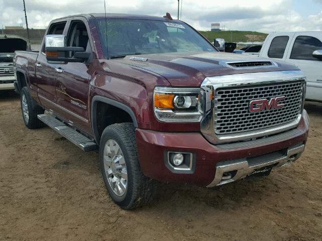 1GT12UEY2HF112893 - 2017 GMC SIERRA MAROON photo 1