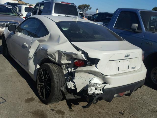 JF1ZNAA18G8704907 - 2016 TOYOTA SCION FR-S WHITE photo 3