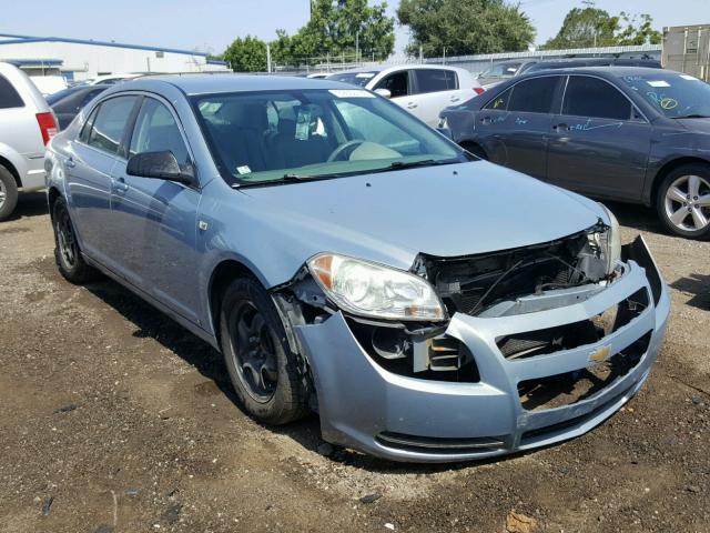 1G1ZG57BX8F235255 - 2008 CHEVROLET MALIBU LS BLUE photo 1