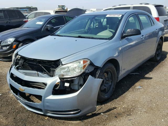 1G1ZG57BX8F235255 - 2008 CHEVROLET MALIBU LS BLUE photo 2
