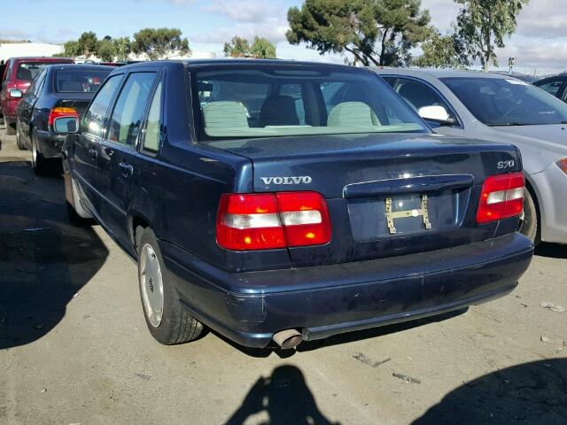 YV1LS5547W1465274 - 1998 VOLVO S70 BLUE photo 3