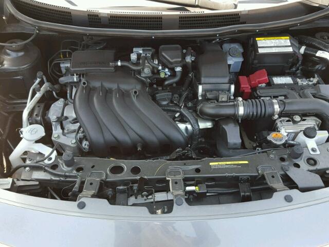 3N1CN7AP4GL812470 - 2016 NISSAN VERSA S GRAY photo 7