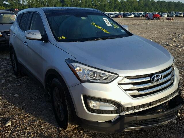 5XYZU3LBXDG037762 - 2013 HYUNDAI SANTA FE S SILVER photo 1