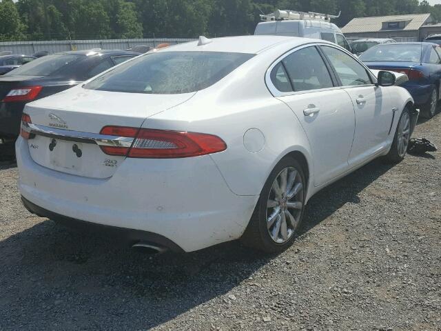 SAJWJ0EF7E8U18313 - 2014 JAGUAR XF WHITE photo 4