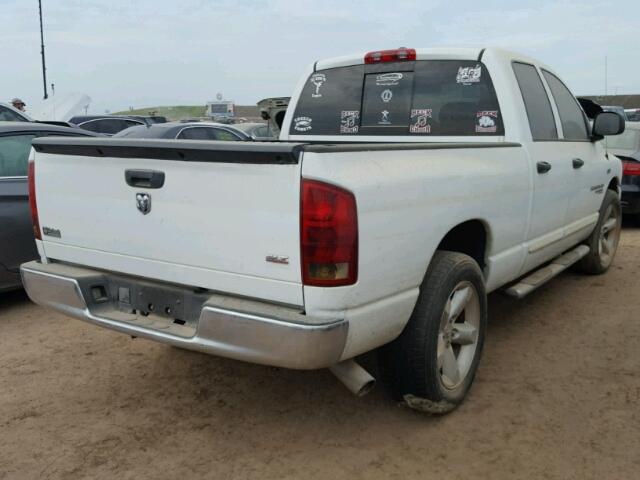 1D7HA18206S660506 - 2006 DODGE RAM 1500 WHITE photo 4