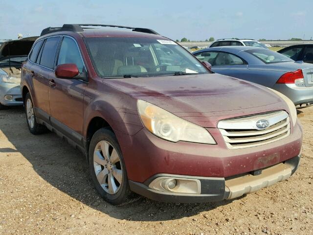 4S4BRCLC2B3389694 - 2011 SUBARU OUTBACK 2. RED photo 1