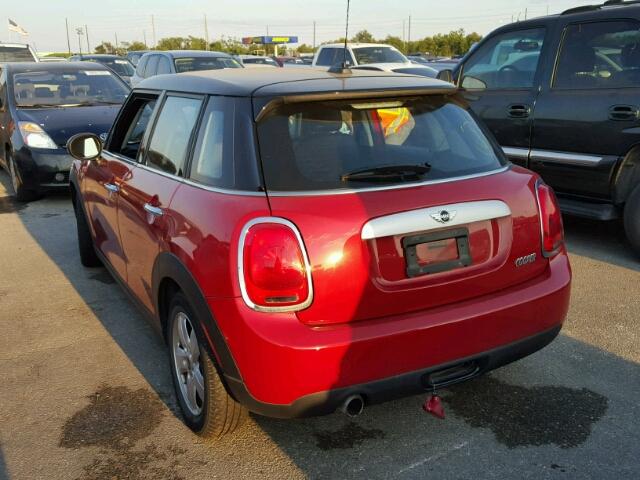 WMWXS5C53FT829744 - 2015 MINI COOPER RED photo 3