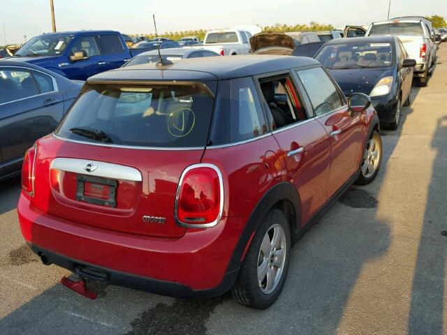 WMWXS5C53FT829744 - 2015 MINI COOPER RED photo 4