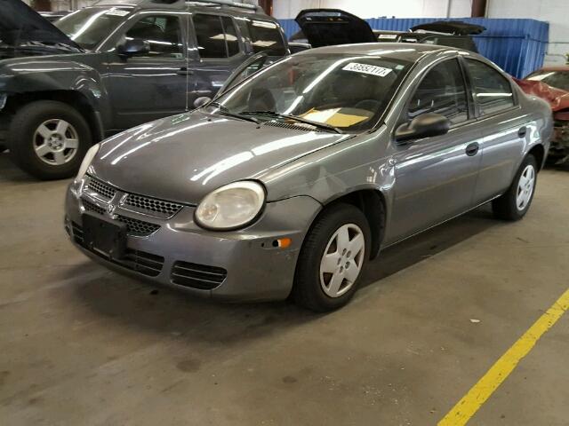 1B3ES26CX5D238369 - 2005 DODGE NEON BASE GRAY photo 2