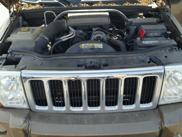 1J8HG48K99C514820 - 2009 JEEP COMMANDER GOLD photo 7
