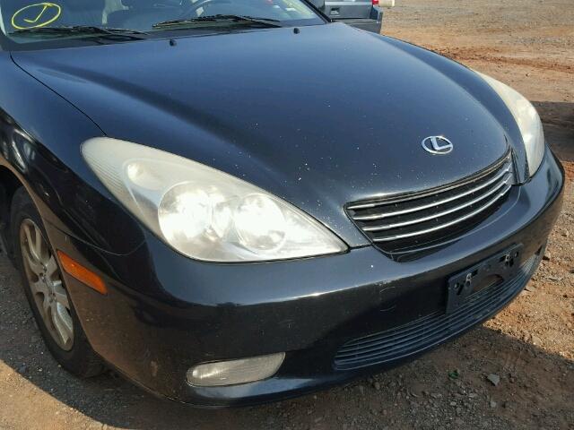 JTHBF30G730120614 - 2003 LEXUS ES 300 BLACK photo 9