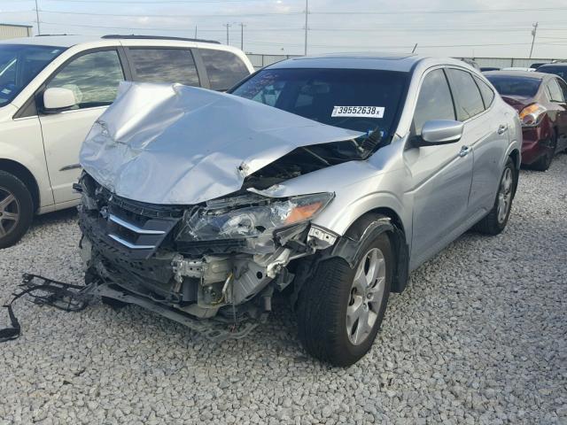 5J6TF1H53AL003244 - 2010 HONDA ACCORD CRO GRAY photo 2