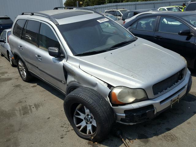 YV1CZ91H841125382 - 2004 VOLVO XC90 T6 SILVER photo 1