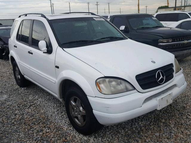 4JGAB54E8YA184039 - 2000 MERCEDES-BENZ ML 320 WHITE photo 1